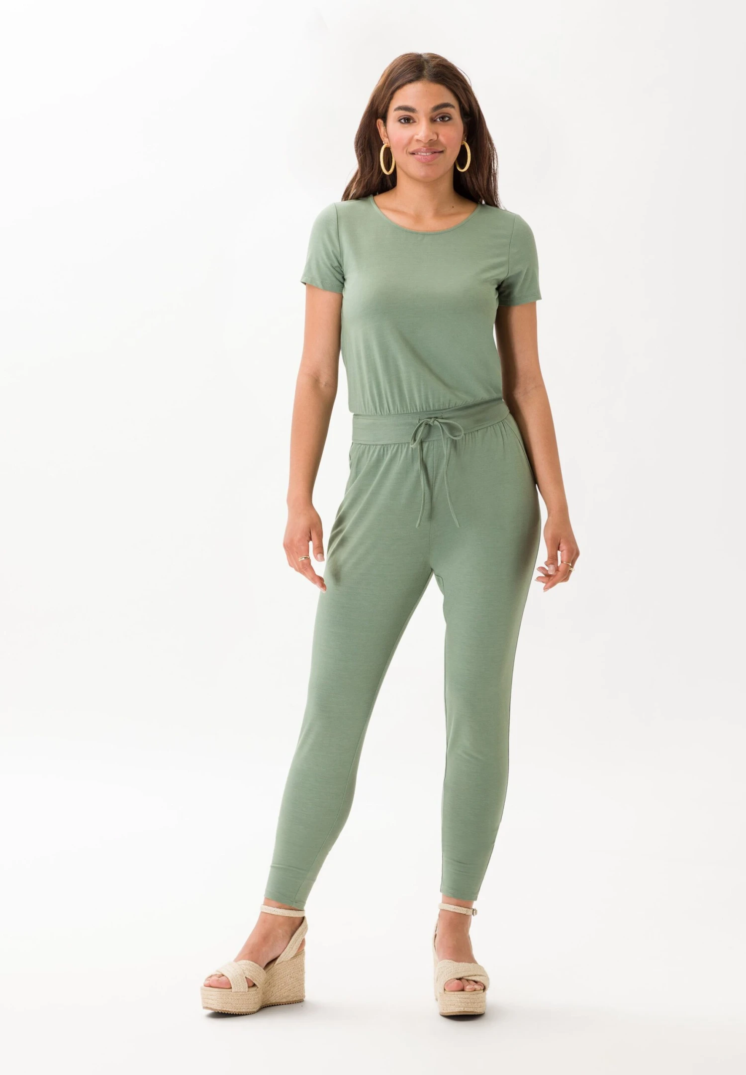 Lana - Tuta Jumpsuit - Thyme 3 Lana - Tuta Jumpsuit - Thyme