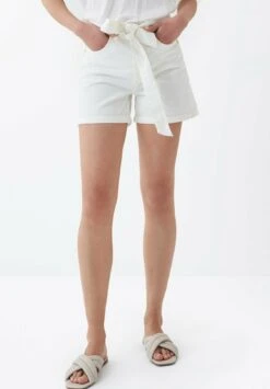 Faith Push In - Shorts Di Jeans - Pearl
