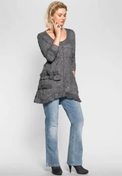 Sheego Jeans BootcutLight Blue Denim Donna Jeans SHI21N04Y-K12