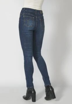 Koroshi Jeans Slim FitAzul Osc Dark Blue Donna Jeans KOL21N05A-K11 -DeFacto Negozio 0823144c08d144fdaaf8bac3e80f3486