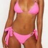 Amour TriangleBikini Pezzo SopraBarbie Pink Donna Moda Mare MGN81J03N-J11 -DeFacto Negozio 098a959ec6f44d4f8c2e4bcf85697beb