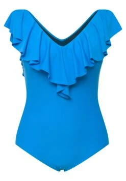 Ulla Popken Badeanzug, Volant, V-Ausschnitt, SoftcupsCostume Da BagnoPfauenblau Donna Moda Mare UP181G0G5-K11 11 Ulla Popken Badeanzug, Volant, V-Ausschnitt, SoftcupsCostume Da BagnoPfauenblau Donna Moda Mare UP181G0G5-K11 -DeFacto Negozio 0e909d84fa2e46bc961a7adaa0999a70