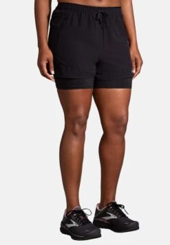 BROOKS High Point 3" 2-In-1- Pantaloncini Sportivi - Black