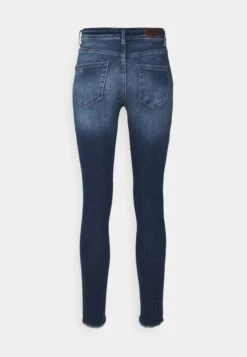 ONLY Onlblush Life Mid RawJeans Skinny FitDark Blue Denim Donna Jeans ON321N1LX-K11 -DeFacto Negozio 0f78acc46e13423c987622366af35549