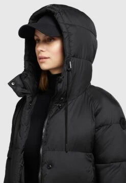 Khujo Lamera2Cappotto InvernaleSchwarz Donna Cappotti KH121U1BY-Q11 -DeFacto Negozio 0fc1a668fc0648c89eb2b541f97c680d