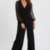 Tussah Elsie JumpsuitTuta JumpsuitBlack Donna Tute Jumpsuit TUQ21T015-Q11 1 Tussah Elsie JumpsuitTuta JumpsuitBlack Donna Tute Jumpsuit TUQ21T015-Q11 -DeFacto Negozio 1083e8993330451299002b5212d4e460
