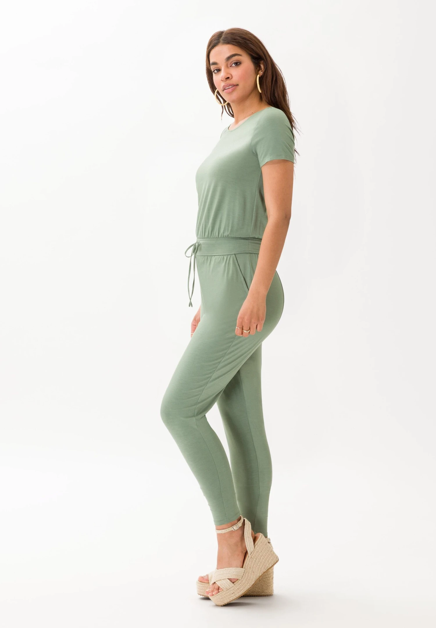 Lana - Tuta Jumpsuit - Thyme 5 Lana - Tuta Jumpsuit - Thyme - immagine 3