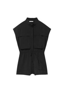 PULL & BEAR ShortTuta JumpsuitBlack Donna Tute Jumpsuit PUC21T0AG-Q11 -DeFacto Negozio 132d376ab6b347d98ec0fd831ee39c8a