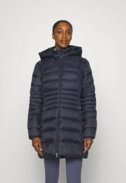 CMP Woman Parka Snaps Hood - Cappotto Invernale - Black Blue