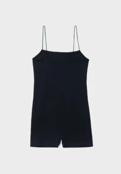 Stradivarius Short Strappy - Tuta Jumpsuit - Black -DeFacto Negozio 16f403ef867e403485d4041891319631