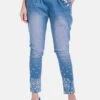 Koroshi Embroidered Semibaggy Jeans Slim FitMedium Blue Denim Donna Jeans KOL21N04X-K11 2 Koroshi Embroidered Semibaggy Jeans Slim FitMedium Blue Denim Donna Jeans KOL21N04X-K11 -DeFacto Negozio 1845d65938c34996879c74b75495e392