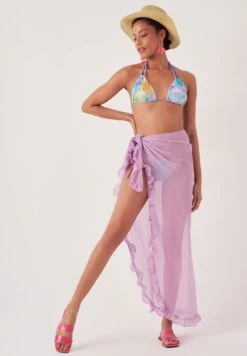 Long PareoAccessorio Da SpiaggiaLilac Donna Moda Mare H6681H00N-I11 -DeFacto Negozio 1b604b53d5a7457482da0047a49ccdba