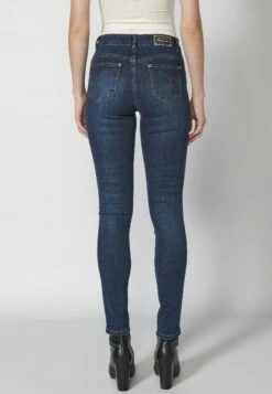 Koroshi Jeans Slim FitAzul Osc Dark Blue Donna Jeans KOL21N05A-K11 -DeFacto Negozio 1cc295da922645d0a87ac5cd49c4060d