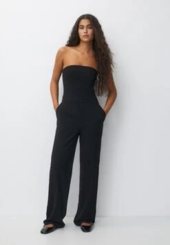 PULL & BEAR Bandeau Tuta JumpsuitBlack Donna Tute Jumpsuit PUC21T0AK-Q11 -DeFacto Negozio 1d330479042643ceb0768f3c1ad9611f