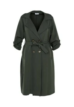 Mit DoppelknöpfenTrenchKhaki Donna Cappotti PAX21U03Y-N11 -DeFacto Negozio 24cc36721b9f45c6b66dad3c56099a4a