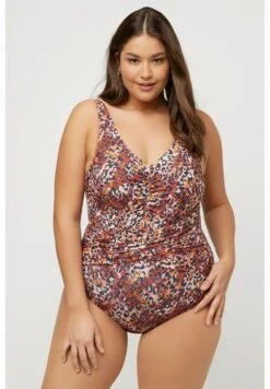 Ulla Popken Costume Da BagnoRouge Brique Donna Moda Mare UP181G0DC-G11