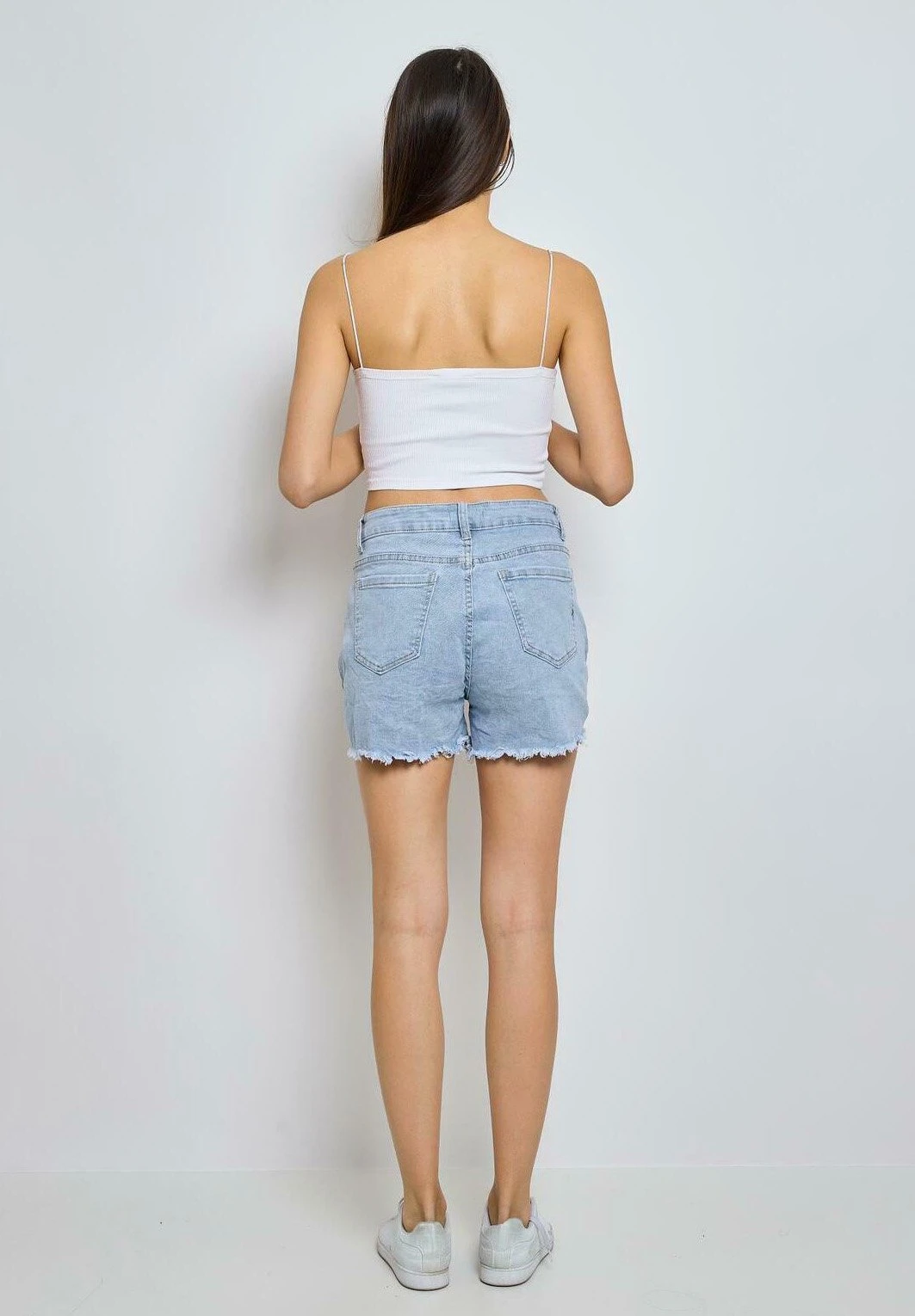 Slim Fit - Shorts Di Jeans - Blau 5 Slim Fit - Shorts Di Jeans - Blau - immagine 3