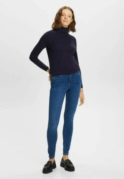 ESPRIT Mit Hohem Bund - Jeans Skinny Fit - Blue Medium Washed New -DeFacto Negozio 2b9f46b83bc24254874f5bacc350bc5f