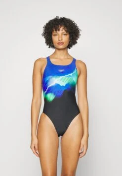 Speedo Digi - Costume Da Bagno - Black/Blue