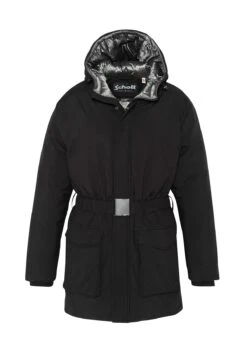 Schott ParkaNoir Donna Cappotti S3721U021-Q11
