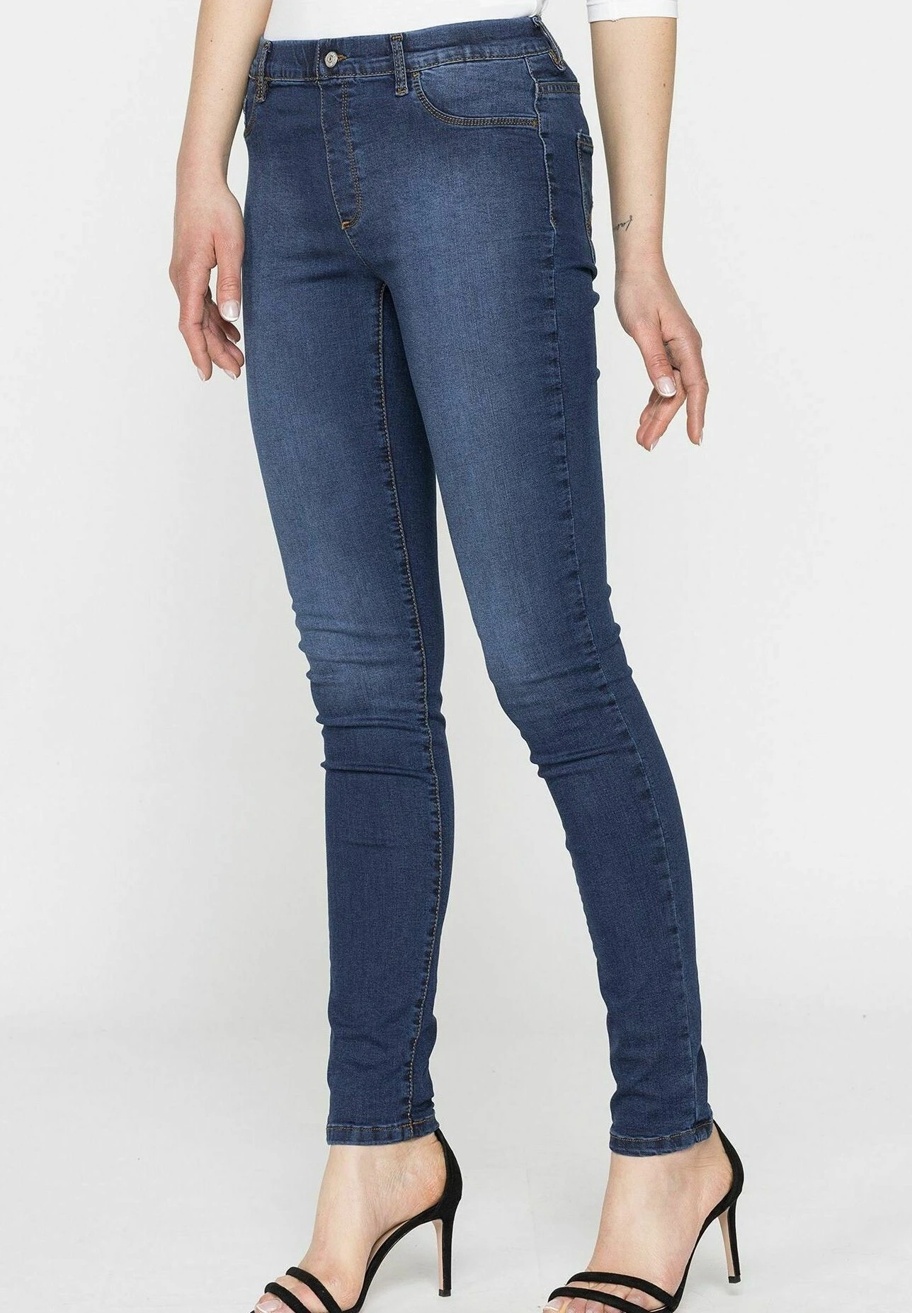 Jeans Slim FitLavaggio Blu Medio (Stone Wash) Donna Jeans C4D21N00P-K11 3 Jeans Slim FitLavaggio Blu Medio (Stone Wash) Donna Jeans C4D21N00P-K11