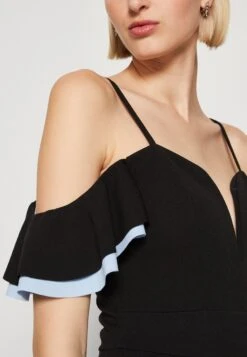 Wal G Simah FrillTuta JumpsuitBlack/Sky Blue Donna Tute Jumpsuit WG021T09P-Q11 -DeFacto Negozio 335c3e84aca54a62b5578cbf30e7d7b6