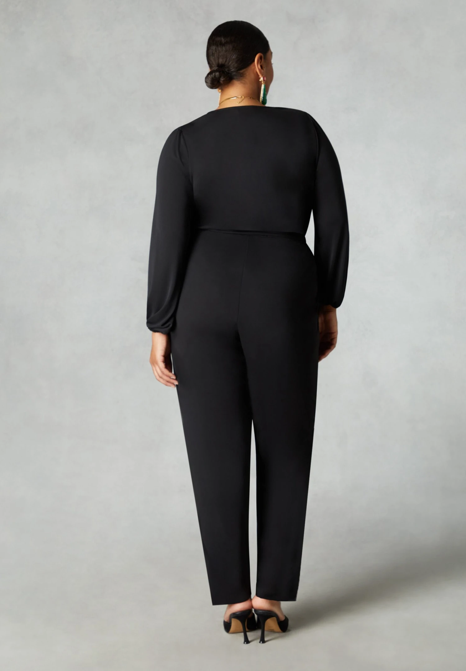 BeltedTuta JumpsuitBlack Donna Tute Jumpsuit L0J21T008-Q11 3 BeltedTuta JumpsuitBlack Donna Tute Jumpsuit L0J21T008-Q11