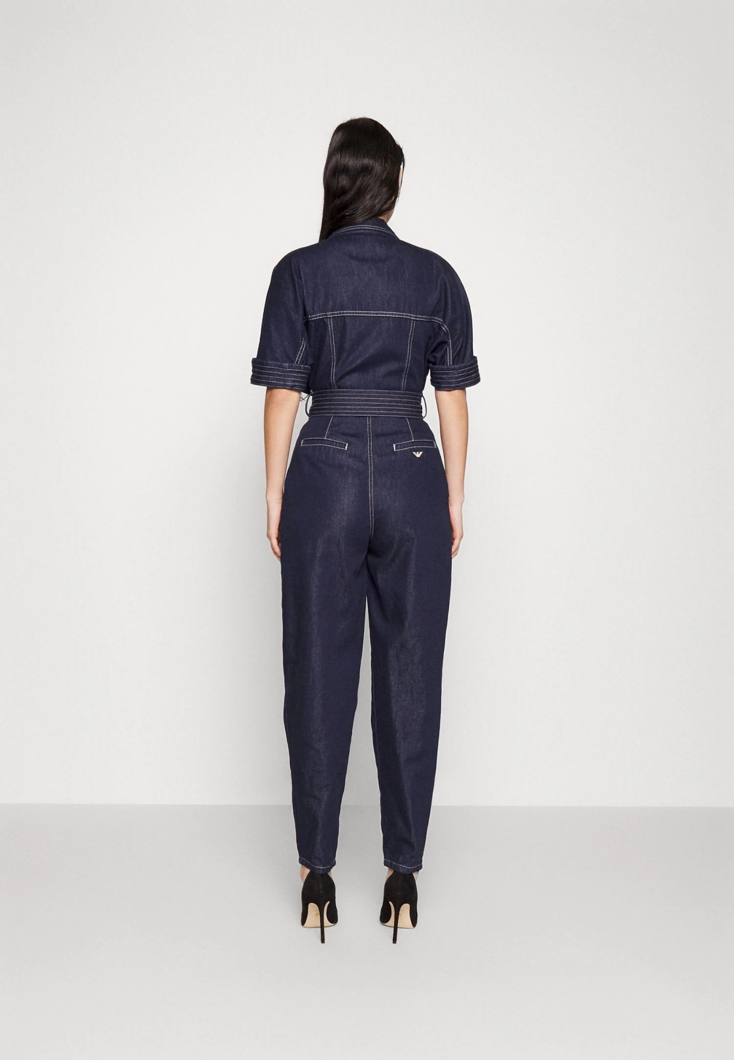 Emporio Armani DressesTuta JumpsuitDenim Blue Donna Tute Jumpsuit EA821T001-K11 5 Emporio Armani DressesTuta JumpsuitDenim Blue Donna Tute Jumpsuit EA821T001-K11 - immagine 3
