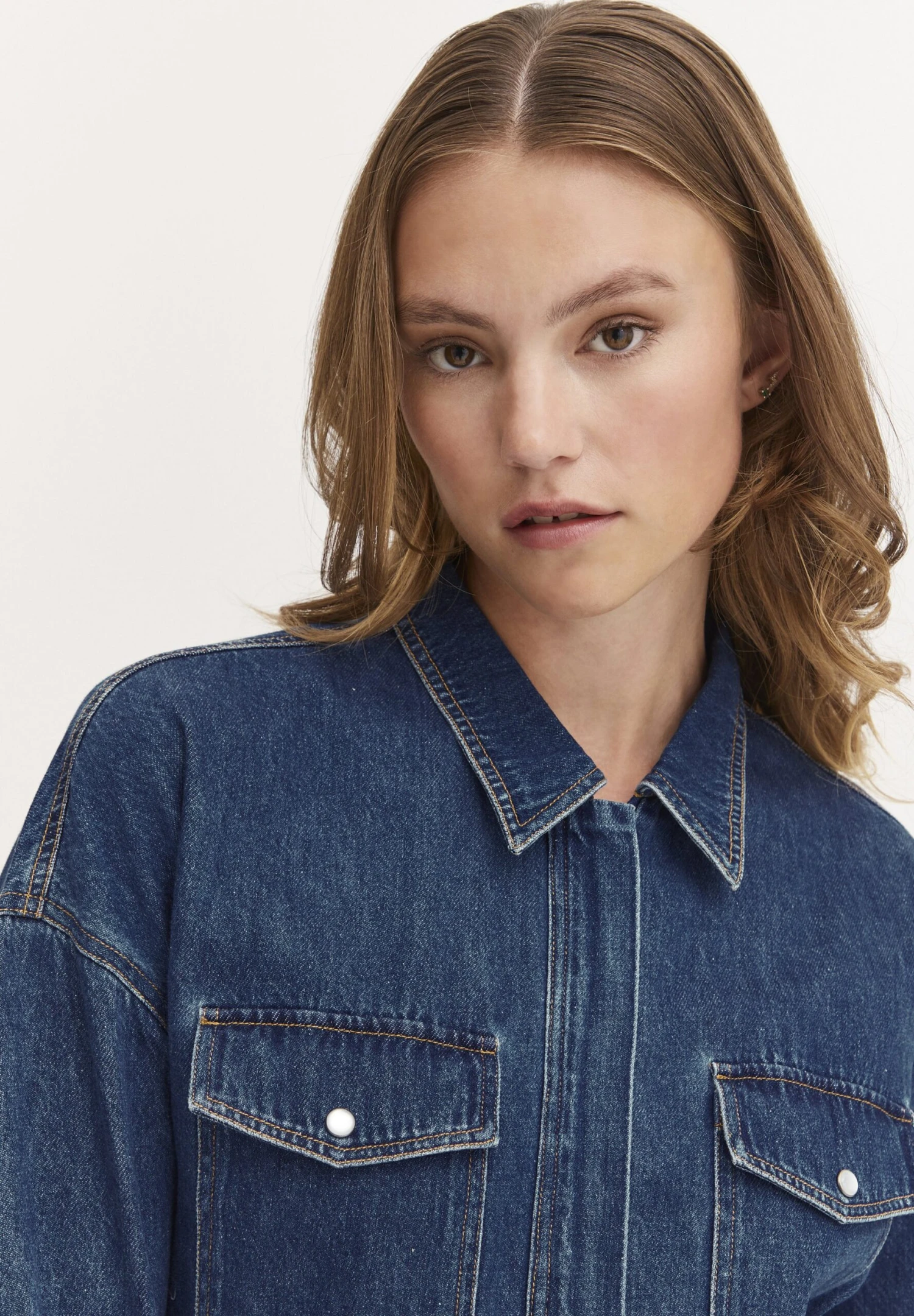 Pzkitt Tuta JumpsuitMedium Blue Denim Donna Tute Jumpsuit PUH21T006-K11 6 Pzkitt Tuta JumpsuitMedium Blue Denim Donna Tute Jumpsuit PUH21T006-K11 - immagine 4