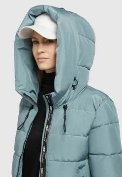 Khujo Jilias4Cappotto InvernaleBlaugrau Hell Donna Cappotti KH121U1D4-K11 -DeFacto Negozio 402419d3d11649f3a9804e8c984995a1