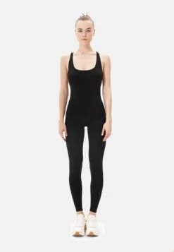 Stradivarius Nahtloser - Tuta Jumpsuit - Black
