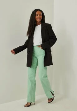 NA-KD Jeans A Zampa - Mint