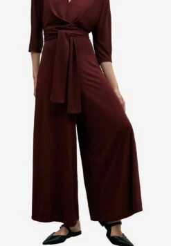 ADOLFO DOMINGUEZ V-NecklineTuta JumpsuitDark Red Donna Tute Jumpsuit ADL21T008-G11 -DeFacto Negozio 4d0e53f0ca5342efac5d9ff6bd5626d5