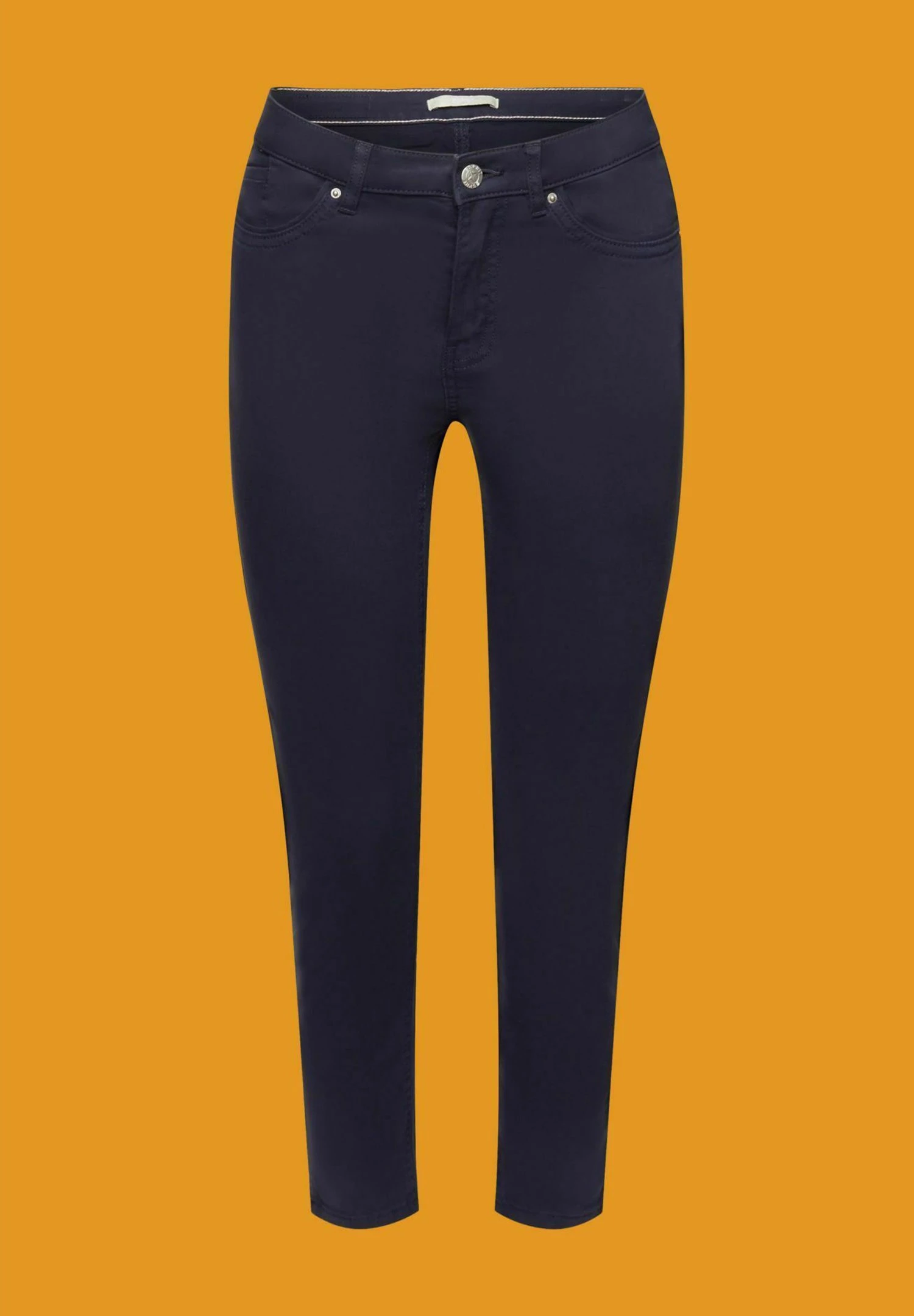 Edc By Esprit Stretchige Mid Rise In Cropped-LängeJeans Slim FitNavy Donna Jeans ED121N0RC-K11 13 Edc By Esprit Stretchige Mid Rise In Cropped-LängeJeans Slim FitNavy Donna Jeans ED121N0RC-K11 - immagine 11