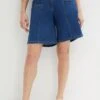 Bermuda Mit Grossen Taschen Und Bequembund - Shorts Di Jeans - Blue