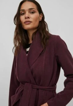 Vila Viapple Cappotto CortoBordeaux/Brown Donna Cappotti V1021U0BW-G11 -DeFacto Negozio 5263560bfe1040298f558a8b58f07904