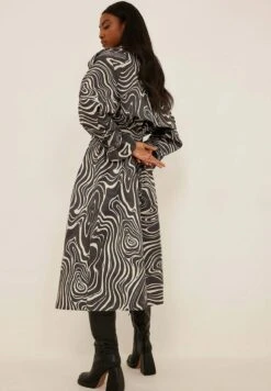 NA-KD Trench - Swirl Print -DeFacto Negozio 56269f3fa185444dad861e57af2f3119