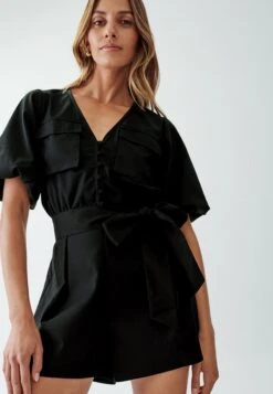 Maybel Tuta JumpsuitBlack Donna Tute Jumpsuit T6Z21T011-Q11 -DeFacto Negozio 5817b67fb3dc49859555c27c021d963a