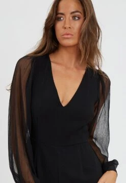 Tussah Elsie JumpsuitTuta JumpsuitBlack Donna Tute Jumpsuit TUQ21T015-Q11 -DeFacto Negozio 599bd7c9bccf499fa93ed68e0292a768