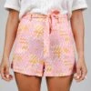 Brava Fabrics Dizzy BeltedShortsPink Donna Shorts B1T21S00G-J11 -DeFacto Negozio 5afe6ab143b44146b0e3b6fb30c5baed