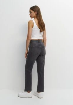PULL & BEAR High WaistJeans A SigarettaGrey Denim Donna Jeans PUC21N0LC-C11 -DeFacto Negozio 621f63ceb26946879b31eda3369a96f6