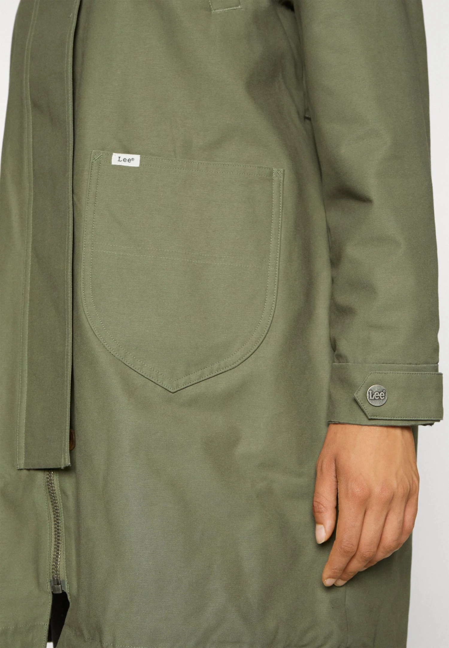 Lee ParkaOlive Grove Donna Cappotti LE421U00Z-N11 10 Lee ParkaOlive Grove Donna Cappotti LE421U00Z-N11 - immagine 8