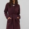 Vila Viapple Cappotto CortoBordeaux/Brown Donna Cappotti V1021U0BW-G11