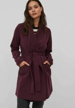 Vila Viapple Cappotto CortoBordeaux/Brown Donna Cappotti V1021U0BW-G11