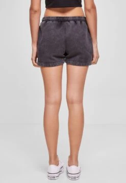 URBAN CLASSICS Stone Washed - Shorts - Black -DeFacto Negozio 66d3f735a5fa4977bbc899bc658b1223