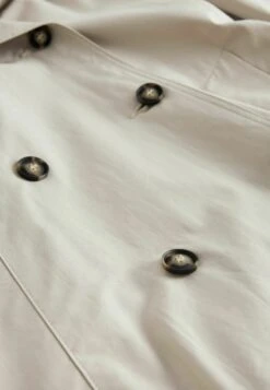 Next Hooded Belted Trench Coat - Trench - White -DeFacto Negozio 694760129760498faa10b2ed1cb49cf2