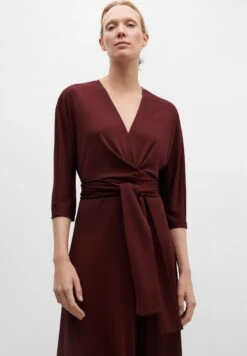 ADOLFO DOMINGUEZ V-NecklineTuta JumpsuitDark Red Donna Tute Jumpsuit ADL21T008-G11 -DeFacto Negozio 6c79e7c46f0744d48a06acacb1d0adc4