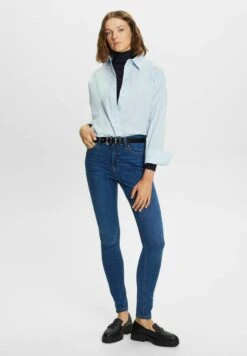 ESPRIT Mit Hohem Bund - Jeans Skinny Fit - Blue Medium Washed New -DeFacto Negozio 6d21d380911e4cbb94d88f64dae258c6