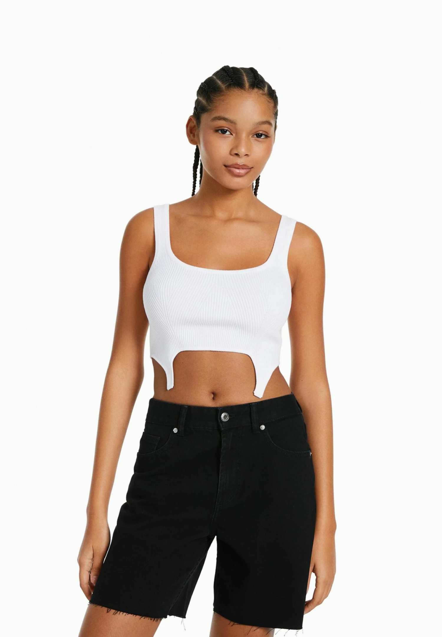 BERSHKA VintageBermudaShorts Di JeansBlack Donna Jeans BEJ21S09E-Q11 3 BERSHKA VintageBermudaShorts Di JeansBlack Donna Jeans BEJ21S09E-Q11