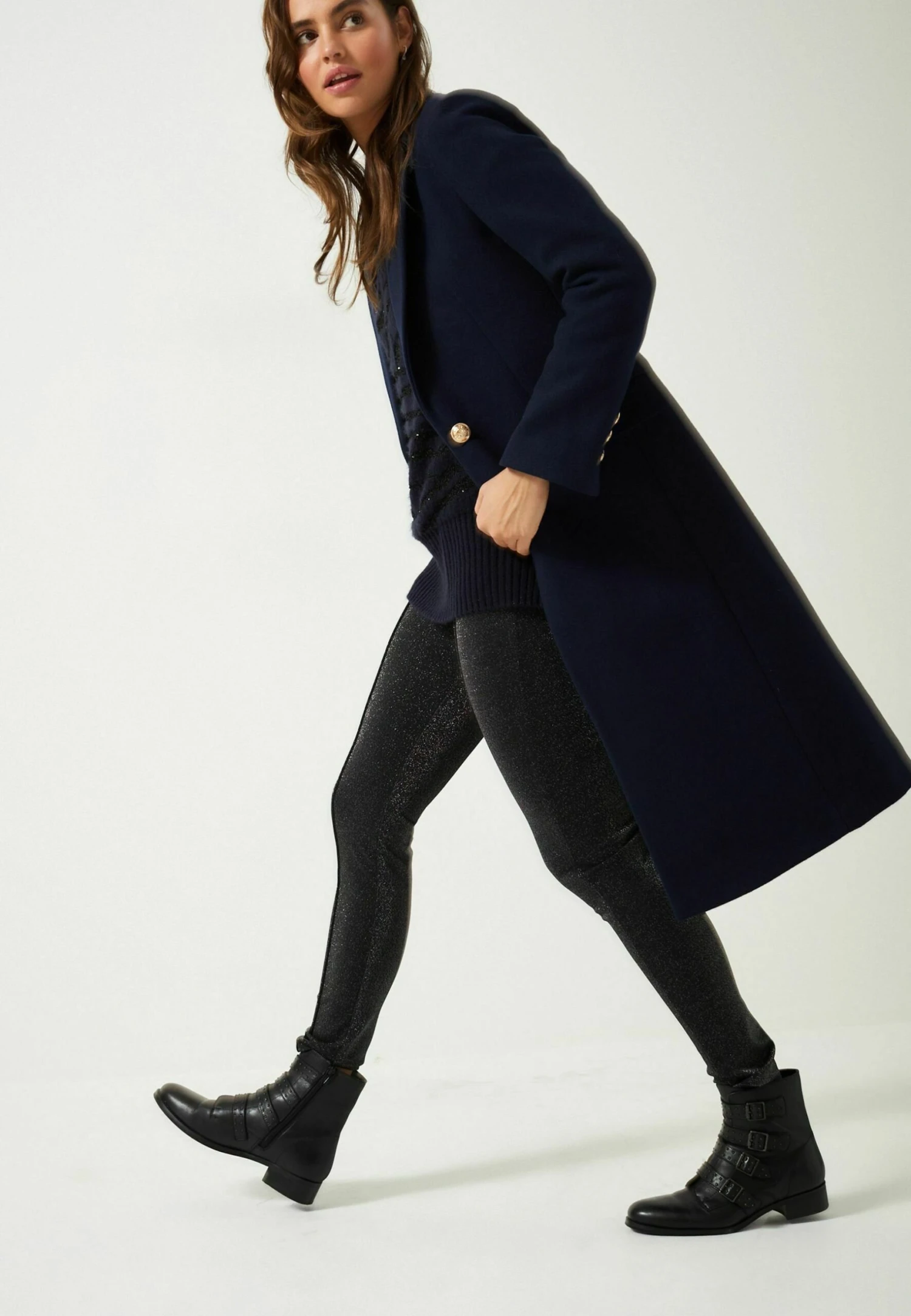 Next Revere Collar Cappotto ClassicoNavy Donna Cappotti NX321U0MN-K11 6 Next Revere Collar Cappotto ClassicoNavy Donna Cappotti NX321U0MN-K11 - immagine 4
